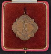 1968 The Amateur Golf Championship bronze medal - played at Troon and engraved on the reverse"1968