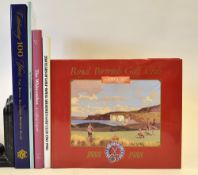 Royal Golf Histories (3) one signed -"Royal Aberdeen Golf Club-200 Years of golf 1780-1980" ltd ed