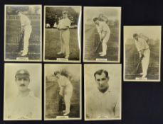 Selection of Nottinghamshire Cricket Phillips 'Pinnace' premium Photocards to include Hardstaff,