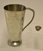 1973 First Annual"Mount -Irvine Bay" Tobago Pro-Am pewter tankard - participants commemorative