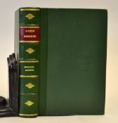 Darwin, Bernard -"Green Memories" 1st ed 1928 - rebound with full leather, ribbed and gilt spine,