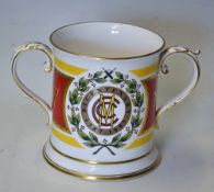 M.C.C. Cricket Spode Commemorative Loving Cup - for the 'M.C.C. Bicentenary 1987', double handled,