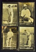 C. 1899/1901 Ogden's Guinea Gold Cricket Cigarette Cards includes Lord Harris, Lord Hawke, A.