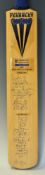 1997 England v Australia Signed Cricket Bat - a Duncan Fearnley bat, signed by both teams to the