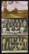 Early Australian Cricket Postcards to include Australian Team 1905 (with 1905 Postmark) and 1912