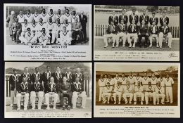 West Indies Cricket Postcard Selection to include 1954, 1955, 1957 and 1963 photocards of the teams,