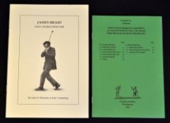 Colt & Co and James Braid booklets (2) to include Colt and Company Annexe --Golf Courses designed,