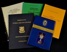 Scottish Golf Club Centenary books-from the East Lothian region to incl"Royal Musselburgh Golf