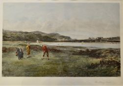 Adams, Douglas (1853-1920) after THE PUTTING GREEN - Caernarvonshire Golf Club - 2nd oldest golf