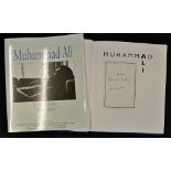 Muhammad Ali Signed Book 'Muhammad Ali' by Howard Bingham signed by Bingham and Ali to a label