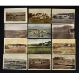 12x various Scottish golf club and golf links postcards from the early 1900's onwards to incl