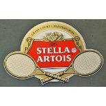 Large Tennis 'Stella Artois' Grass Court Championship Advertising Sign measures 75x47cm approx.