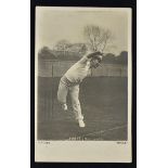 A. Trott Cricket Postcard 'Whizz' 1909 postage mark, with pen to the reverse, in good condition