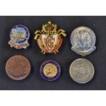 Selection of Golfing Members Lapel Badges includes 1923 Enfield GC, 1908 Chorlton-Cum-Hardy GC white
