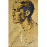 1922 Georges Carpentier World Light Heavyweight Champion Boxing Signed Portrait - signed by the