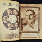 Scarce 1936/37 The Wireless Weekly Portrait Gallery of International Cricketers Magazine missing