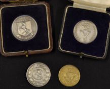 4x various silver and silver gilt golf medals from 1912 onwards to incl Sunningdale Ladies Golf Club