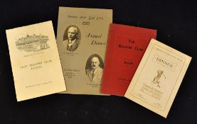 Darwin, Bernard & Sir Ernest W.E. Holderness -"The Golfer's Club, 2a Whitehall Court SW1 Rules Book"