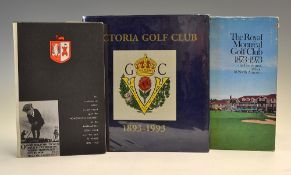 Overseas Golf Club Centenary and Anniversary Books (3) to incl - "The First 75 years of The Manawatu