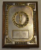 1956 Birmingham Post and Mail Award-Midland Boys Amateur Golf Championship Runner-up plaque -