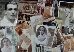 Mixed Selection of Cricket Prints - largely reproductions of photographs, includes W.G Grace, with