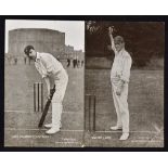 Surrey Cricket 'The Star Series' Postcards including Lord Dalmeny and Walter Lees both in action