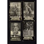 4x Ogden's Cigarette Cards real photograph golf cards to incl John Ball (Hoylake), H.H Hilton (