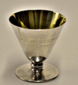 1960 Dunlop Challenge Cup Trophy - silver hallmarked - participants trophy given to qualifier