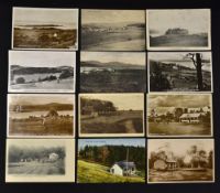 12x various Scottish golf club and golf links postcards from the early 1900's onwards to incl Kyle