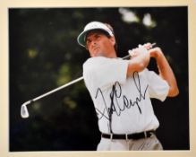 Tom Watson - large signed press photograph with Watson holding the Claret Jug mf&g 17.5 x 13.5"and a