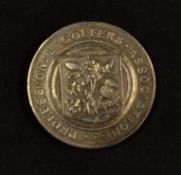 1927 PGA"News of The World" silver golf medal - engraved on the reverse 5th round 1927