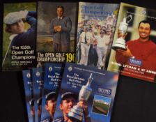 Collection of official Open Golf Championship programmes from late 60's onwards - to incl 1967 (