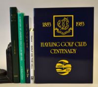 English Golf Club Centenary Books some signed - mostly South and South West region but incl J Arthur