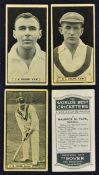 Selection of Cricket Cigarette Cards to include 1926 DC Thomson The World's Best Cricketers (Green