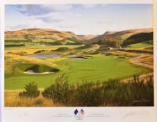 Baxter, Graeme (After) signed 1996 PGA CUP-THE MONARCHS COURSE GLENEAGLES - 2ND HOLE" signed ltd