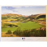 Baxter, Graeme (After) signed 1996 PGA CUP-THE MONARCHS COURSE GLENEAGLES - 2ND HOLE" signed ltd