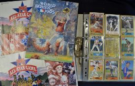 American Baseball - Quantity of Trade Cards mostly Topps and Donruss 90, all in good clean condition