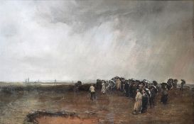 Brown, Michael James (1853-1947) (After)"Storm over The Old Golf Course St Andrews - Golf