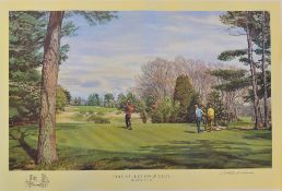 Weaver, Arthur (after) signed 2X PINE VALLEY GOLF CLUB signed coloured artist proofs prints to
