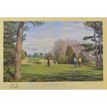 Weaver, Arthur (after) signed 2X PINE VALLEY GOLF CLUB signed coloured artist proofs prints to