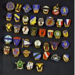 Assorted Lapel Badge Selection includes a good selection of various badges, most appear foreign,