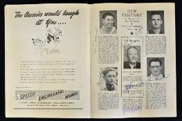 1950 Australian tour to South Africa Signed Official Brochure signed by the Australians with