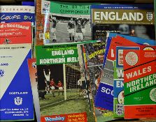 Box of International football programmes from mainly home nations - a few foreign at various