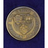 1971/72 Northern R.F.L. League Championship League Leaders medal - silver medal won by Leeds and