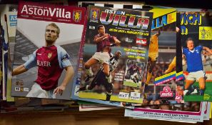 Collection of Aston Villa football programmes from 1960's onwards, both homes and aways, worth an