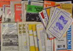 Southport FC Selection of football programmes from 1970s onwards to include final league season