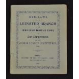 Rare 1904 Leinster Branch of the Irish Rugby Football Union Bye-Laws Booklet - to incl rules