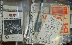 Collection of Scarborough FC home football programmes from late 1950s onwards with a good content of