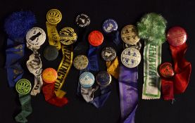 New Zealand Provincial Rugby Club Badges c.1950's - fine collection of 19x pin badges mot with