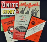Manchester United handbooks to include 1957 The Red Devils, 1958 Memorial Handbook (Man Utd